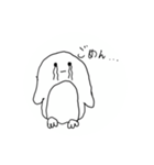 顔は変わらず言ってることは可愛いペンギン（個別スタンプ：11）