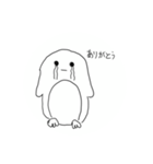 顔は変わらず言ってることは可愛いペンギン（個別スタンプ：13）