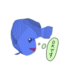 いかつい魚は何か考えている（個別スタンプ：2）