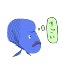 いかつい魚は何か考えている（個別スタンプ：21）