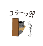 黒にゃおんの気持ち（個別スタンプ：22）