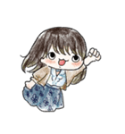 何者にもなれない女の子のスタンプ（個別スタンプ：1）