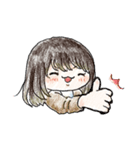 何者にもなれない女の子のスタンプ（個別スタンプ：5）