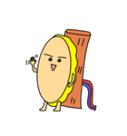 働く皮弁くん（個別スタンプ：14）
