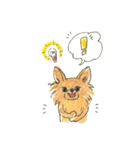 あずきちゃん 季節とイラストのスタンプ（個別スタンプ：1）