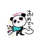 まつげパンダさんの発言（個別スタンプ：7）