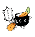 ●お寿司とか！海の仲間たち！（個別スタンプ：4）
