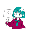かんばんをもったおんなのこ（個別スタンプ：32）