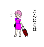さっちゃんCAになる！（個別スタンプ：2）