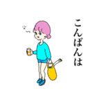 さっちゃんCAになる！（個別スタンプ：3）