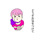 さっちゃんCAになる！（個別スタンプ：6）