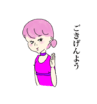 さっちゃんCAになる！（個別スタンプ：12）