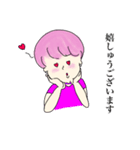 さっちゃんCAになる！（個別スタンプ：17）