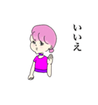 さっちゃんCAになる！（個別スタンプ：34）