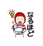 先輩や監督にも使える敬語のラグビー部（個別スタンプ：35）