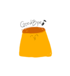 癖になってんだ、プリンのスタンプ作るの。（個別スタンプ：5）