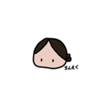 かんざしちゃんのすなおなきもち（個別スタンプ：1）
