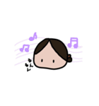 かんざしちゃんのすなおなきもち（個別スタンプ：4）