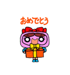 ボタンちゃん パート2（個別スタンプ：1）