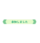 通知のように上から出る見出し風スタンプ（個別スタンプ：1）