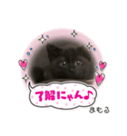 くろねこまもりん（個別スタンプ：4）