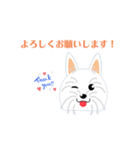 白犬のポム＆シルク1（個別スタンプ：8）