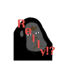 アメリカン森ゴリラ（個別スタンプ：3）