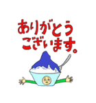 かぶるくん【青系のもの篇】敬語スタンプ（個別スタンプ：10）