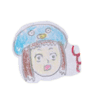 オン眉withペンギン（個別スタンプ：3）