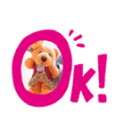 夢の国のクマさんドールのメルヘンスタンプ（個別スタンプ：14）