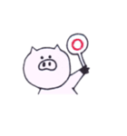 ゆるーいぶた（個別スタンプ：1）