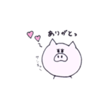 ゆるーいぶた（個別スタンプ：4）