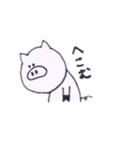 ゆるーいぶた（個別スタンプ：11）