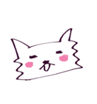 勇敢な白い神獣のスタンプ①（個別スタンプ：1）