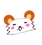 勇敢な白い神獣のスタンプ①（個別スタンプ：20）