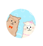 モフモフなアルパカたち（個別スタンプ：8）