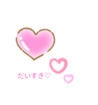 お花スタンプピンク（個別スタンプ：6）