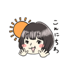 元気な営業さん（個別スタンプ：3）
