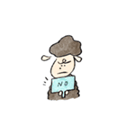 ゆるくてゆるいどうぶつたち（個別スタンプ：4）