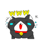 毎日使えるでっかい猫スタンプ（個別スタンプ：14）