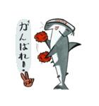 シュモクザメ の 生涯（個別スタンプ：4）