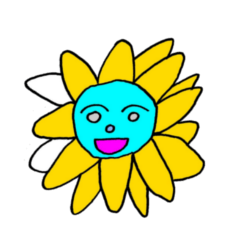 [LINEスタンプ] いろいろな顔をした花たち