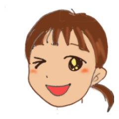 [LINEスタンプ] 明るい女の子です