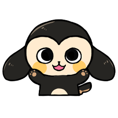 [LINEスタンプ] ぼく犬だもん