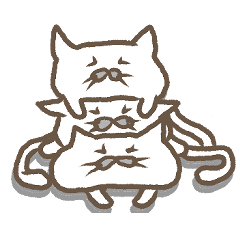 [LINEスタンプ] 返事ができるぷよねこスタンプ