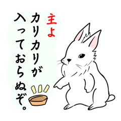 [LINEスタンプ] うさぎのゆきかぜ。