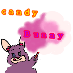 [LINEスタンプ] Candy bunnyの日常英語