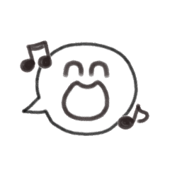 [LINEスタンプ] 吹き出し顔絵文字♪