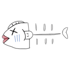 [LINEスタンプ] 魚人間fishhuman
