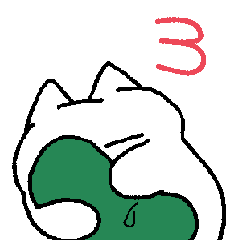 [LINEスタンプ] ねこみたいなやつ。その3